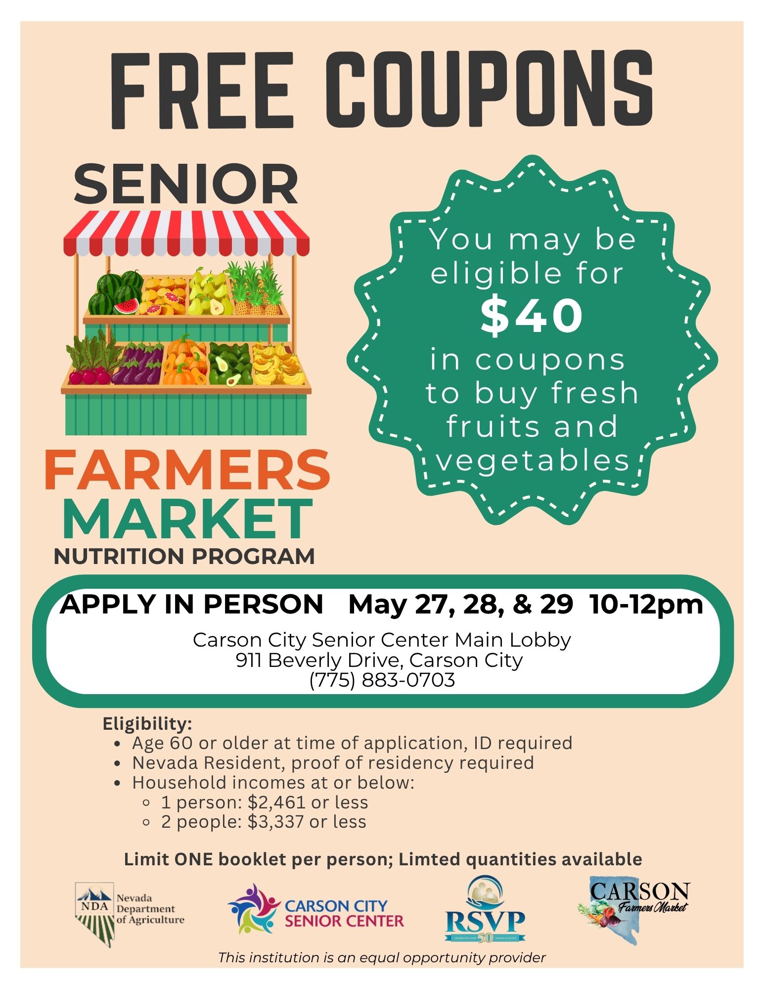 Farmers Market Coupons