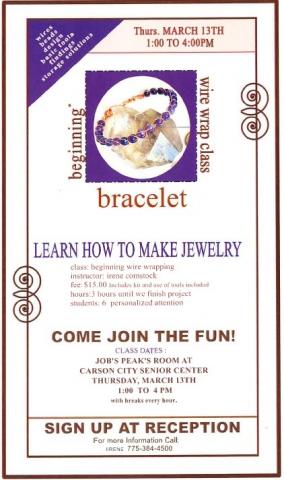 Jewelry Making 101 – Wire Wrap Workshops